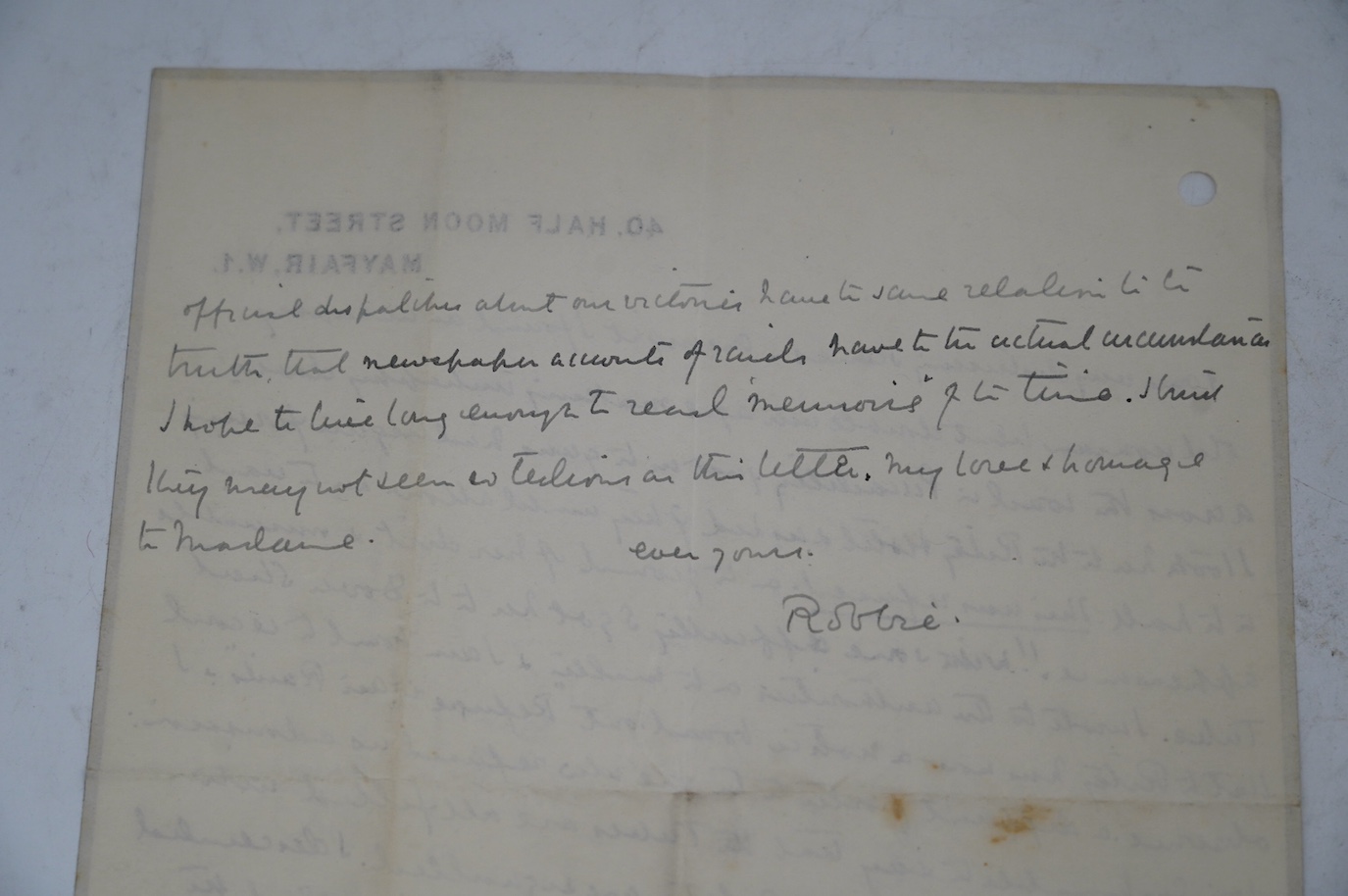 Robbie Ross (1869-1918), ALS to ‘Carlos’, 7 October 1917, 4 pp. Robbie Ross is best known for his relationship with and championing of Oscar Wilde